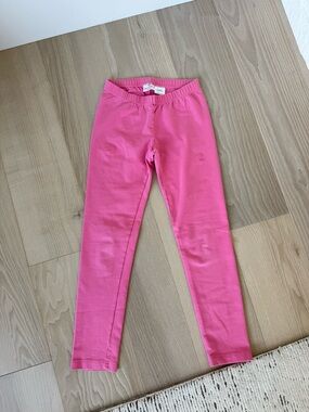 Hanna Andersson Hot Pink Girls' Stretch Leggings